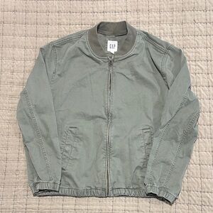 GAP Factory Men's Green Bomber Jacket Size Small